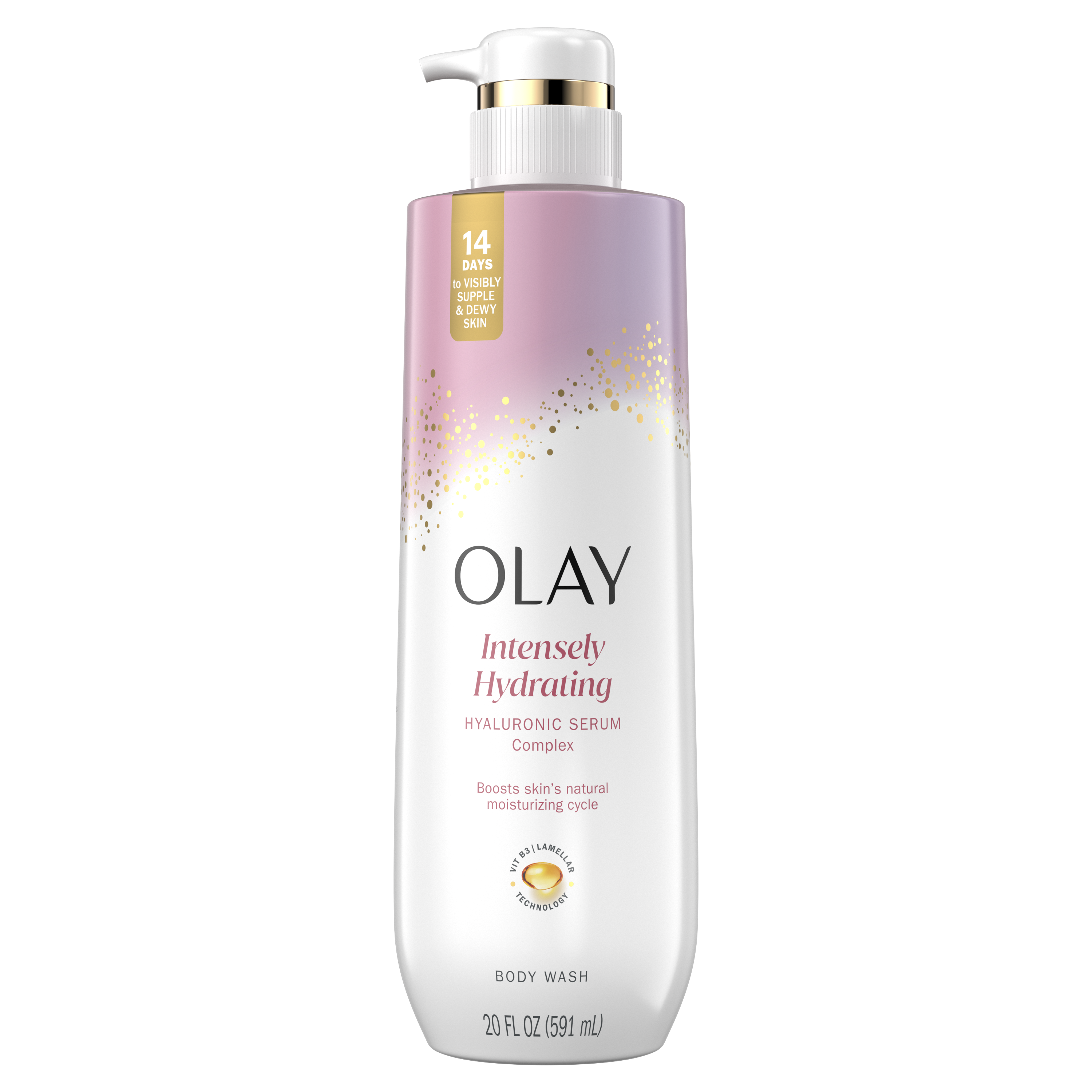 Olay Intensely Hydrating Body · Hyaluronic Serum Complex