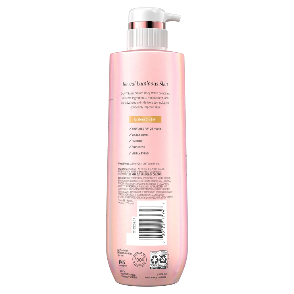 Olay Super Serum Body Wash · Extra Dry Skin