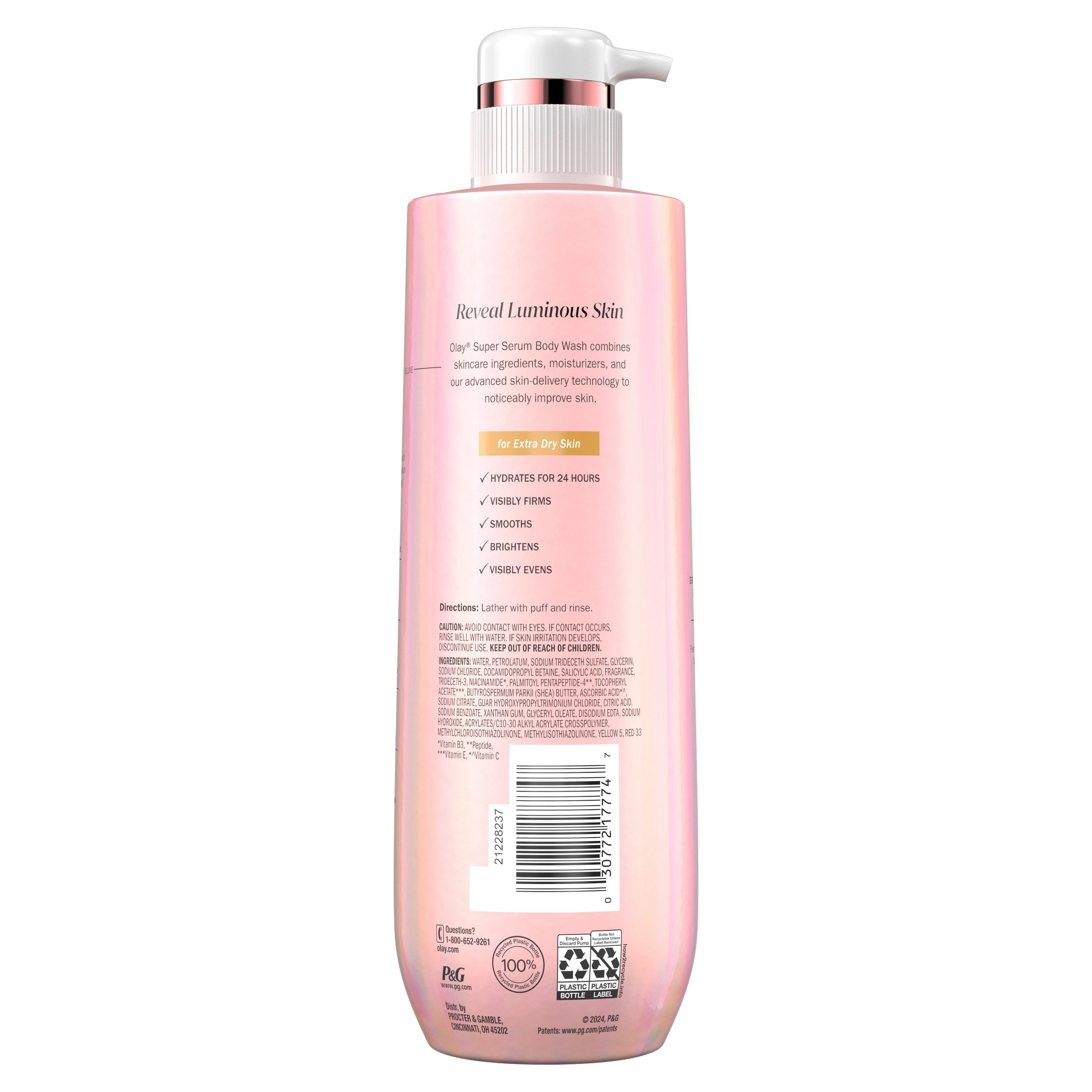 Olay Super Serum Body Wash · Extra Dry Skin