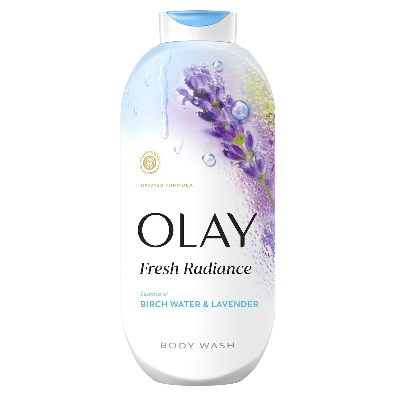 Olay Fresh Radiance Body Wash · Essence of Birch Water and Lavender · 22oz