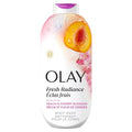Olay Fresh Radiance Body Wash · Essence of Peach and Cherry Blossom · Vitamin B3 and Antioxidant Blend · 22oz