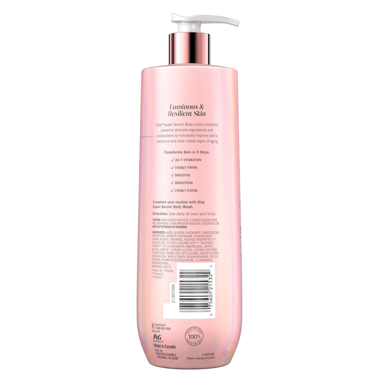 Olay Super Serum Body · Body Lotion for Luminous and Resilient Skin
