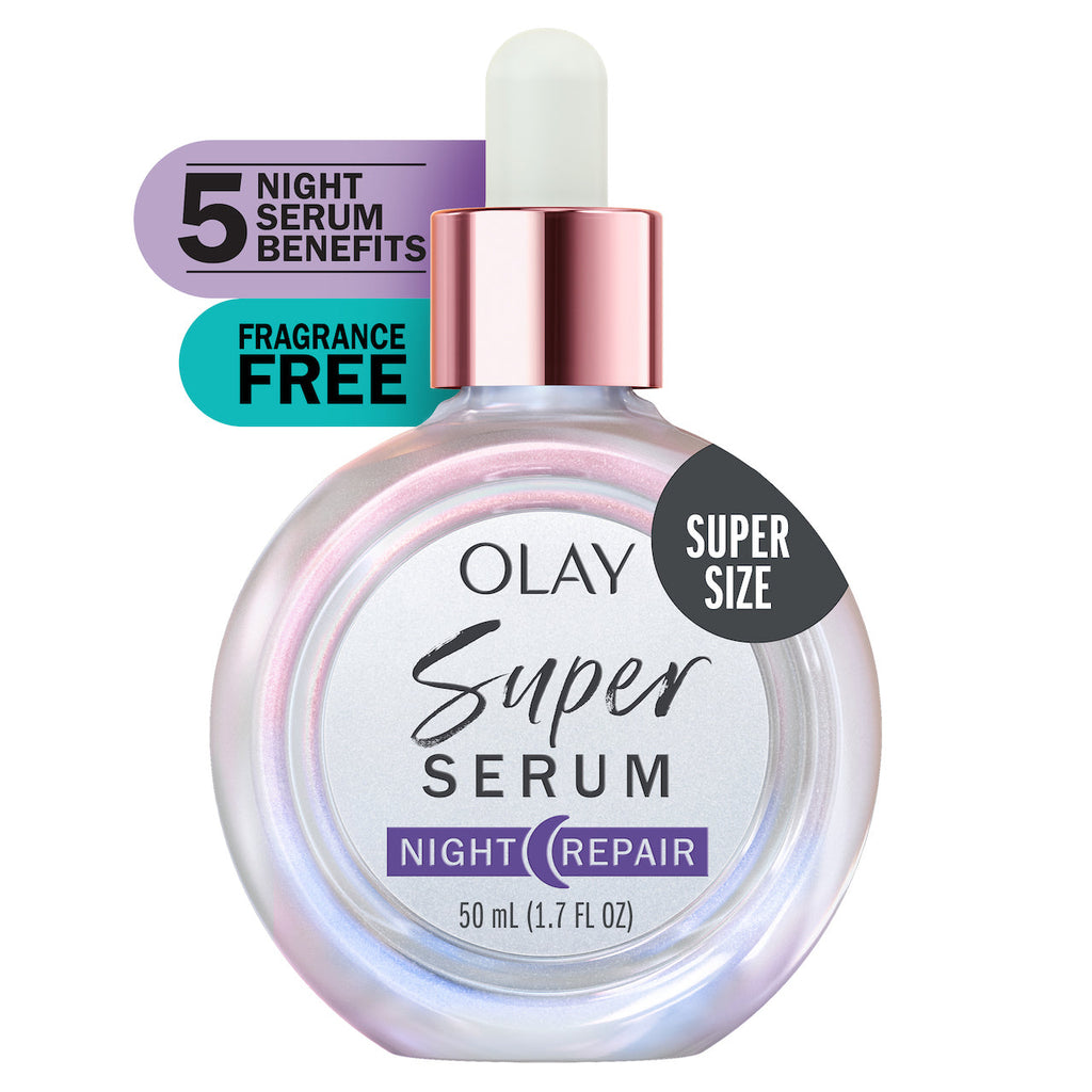Olay / Super Serum Night Repair · Overnight Renewal