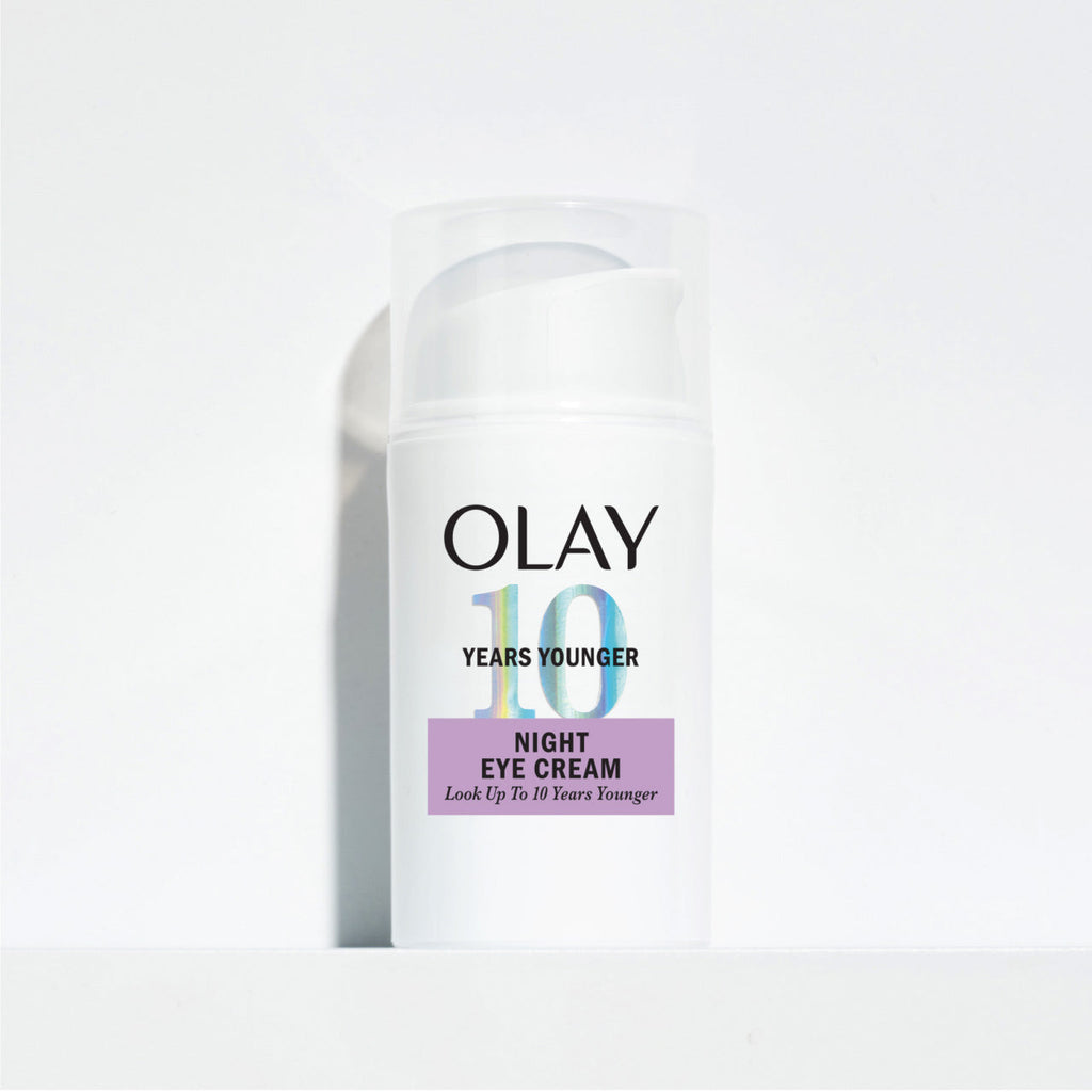 Olay 10 Years Younger Night Eye Cream · Retinol + Niacinamide, Fragrance-Free