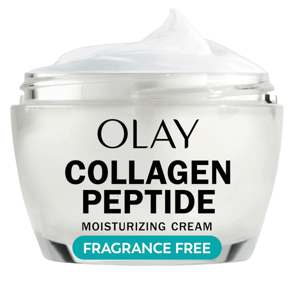 Olay Collagen Peptide Moisturizing · Fragrance-Free Care