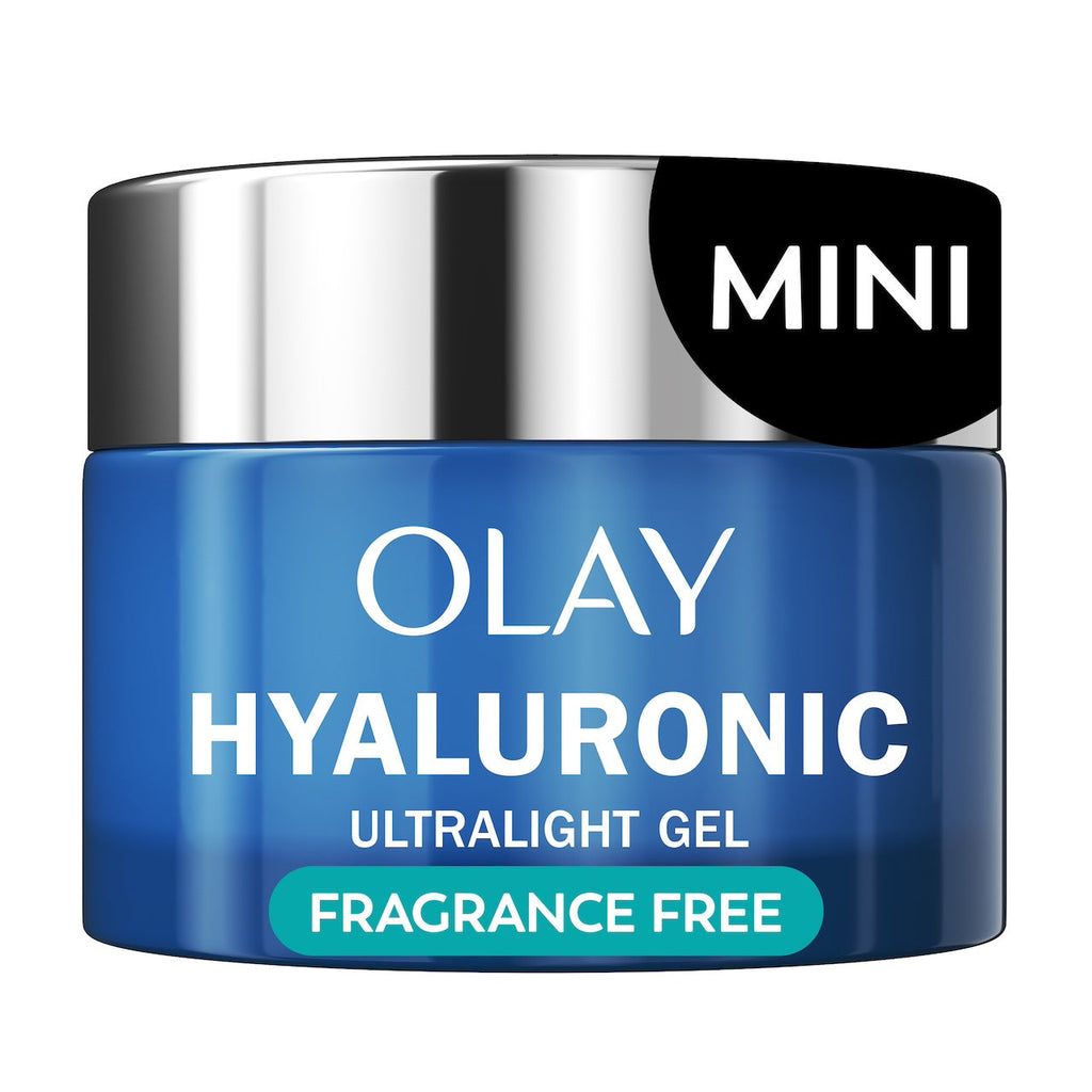 Olay Hyaluronic MINI Ultralight · Fragrance-Free Care