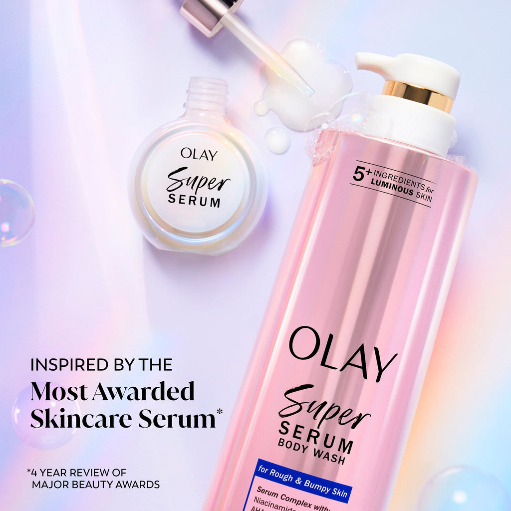 Olay Super Serum Body Wash · Rough & Bumpy Skin