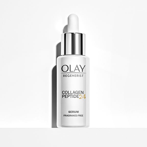 Olay Collagen Peptide Visibly · Fragrance-Free Care