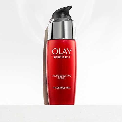 Olay / Regenerist Micro-Sculpting Serum Fragrance · Fragrance-Free Care