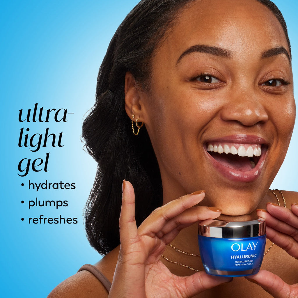 Olay Hyaluronic Ultralight Gel · Daily Skin Care