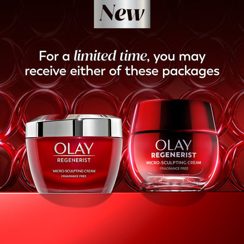 Olay / Regenerist Micro-Sculpting Cream Moisturizer · Fragrance-Free Care