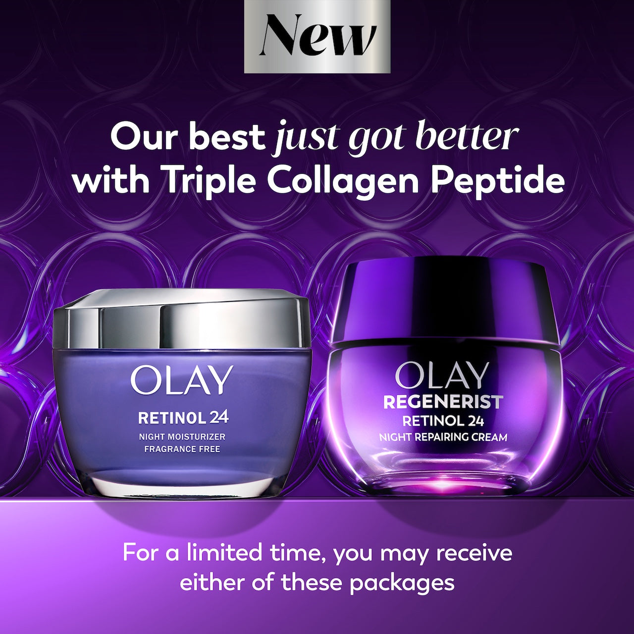 Olay Retinol24 Night Moisturizer · Overnight Renewal