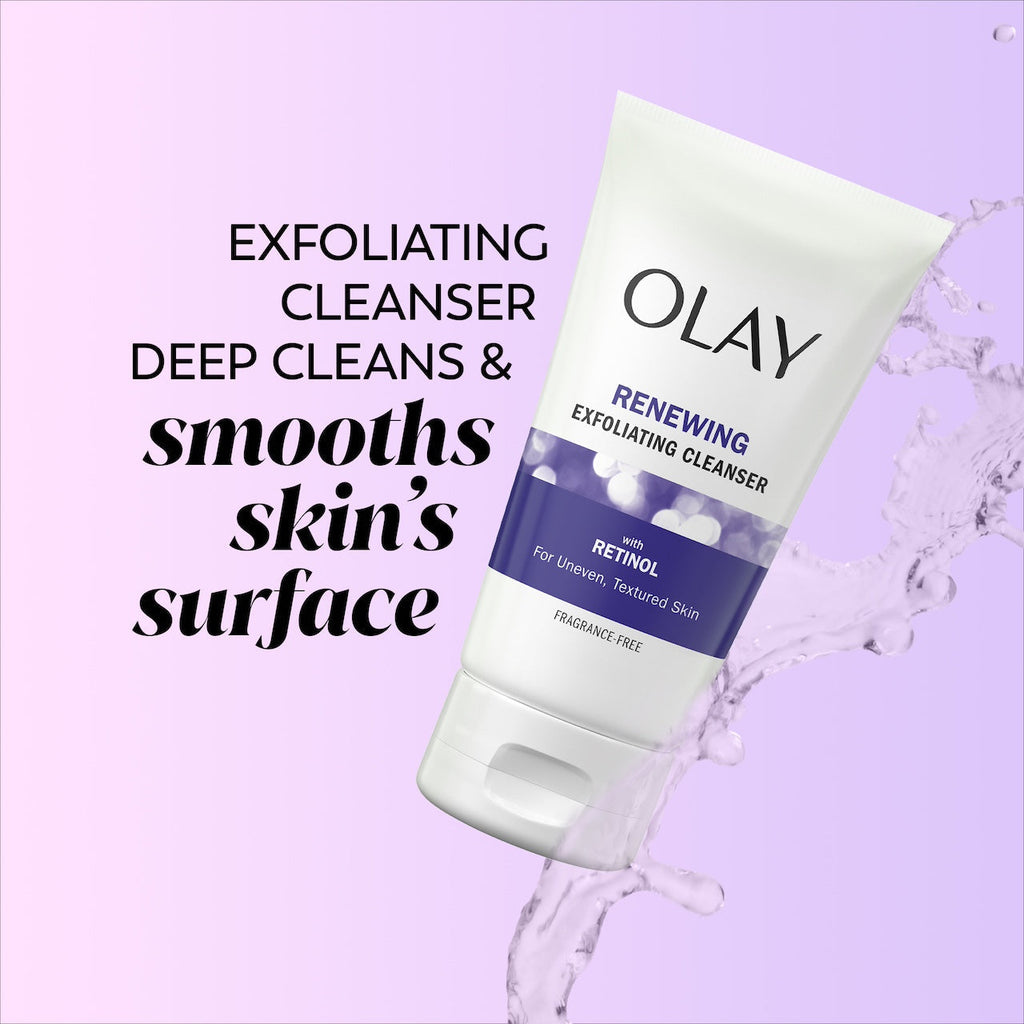 Olay Renewing Exfoliating Cleanser · Daily Cleansing