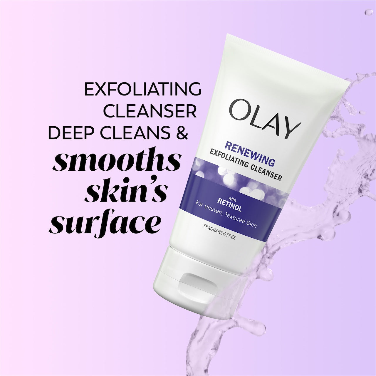 Olay Renewing Exfoliating Cleanser · Daily Cleansing