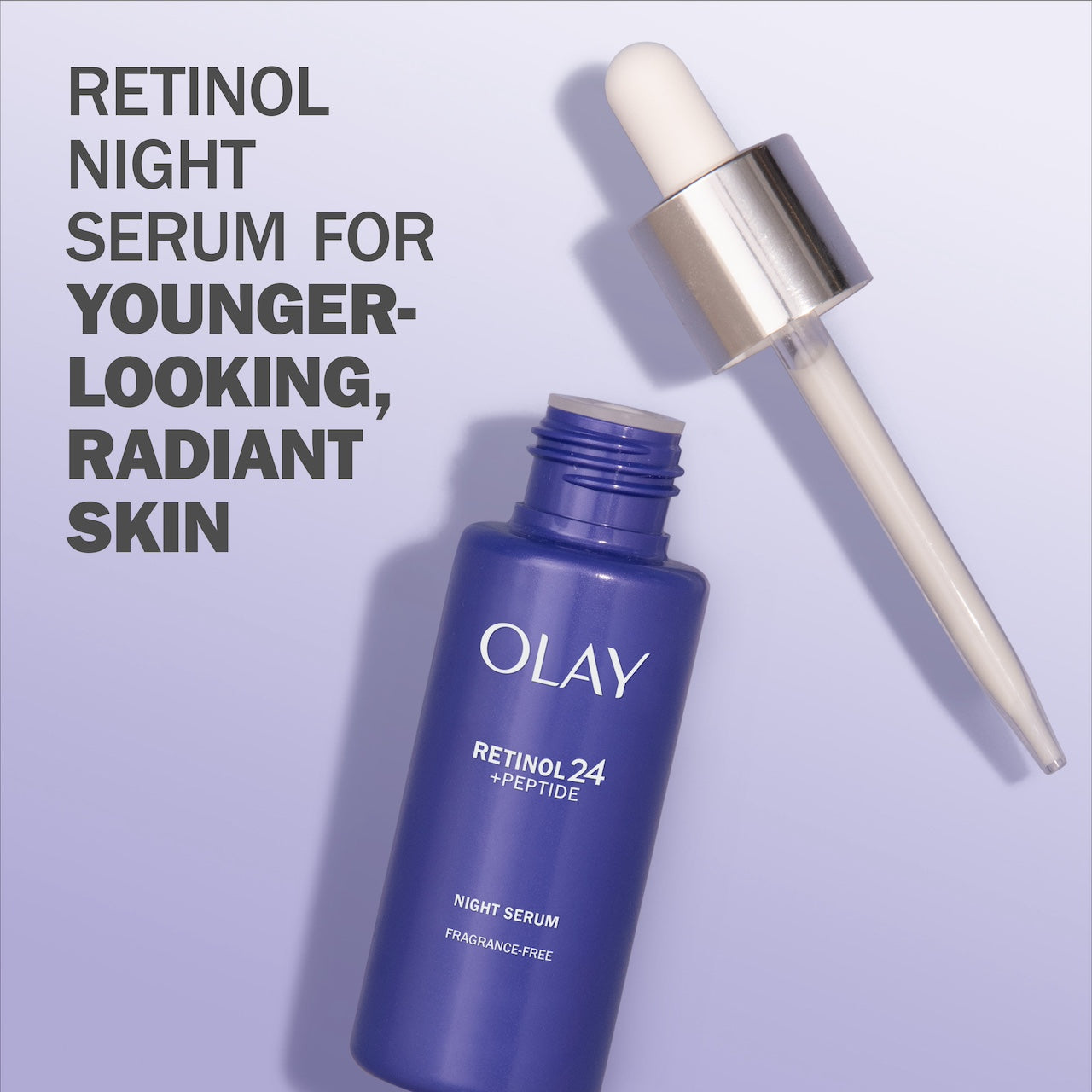 Olay Retinol Night Smoothing · Overnight Renewal