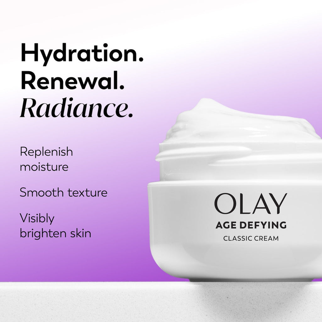 Olay / Age Defying Classic Daily · Renewal Cream Face Moisturizer
