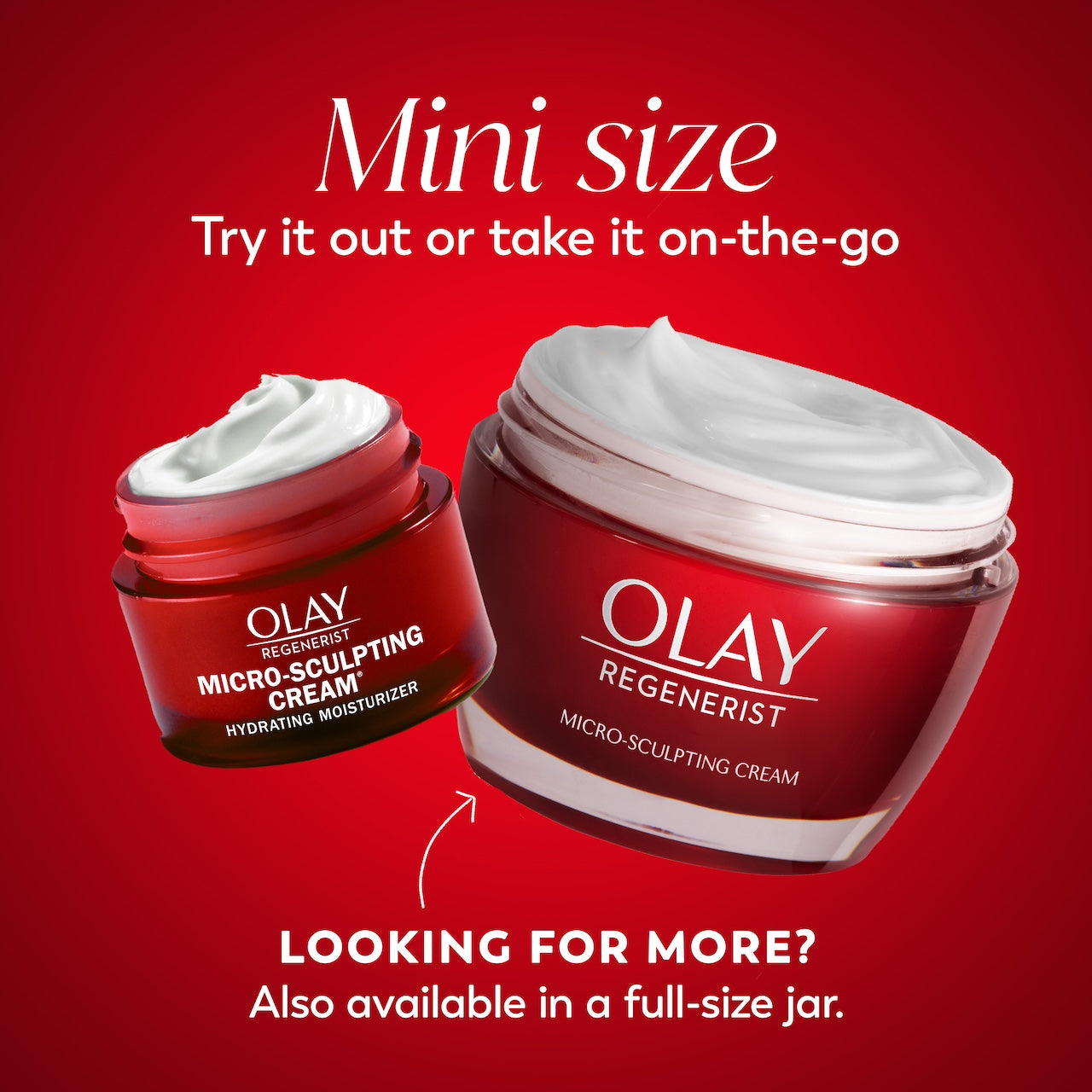 Olay / Micro-Sculpting Cream Moisturizer Trial · Travel-Friendly Size