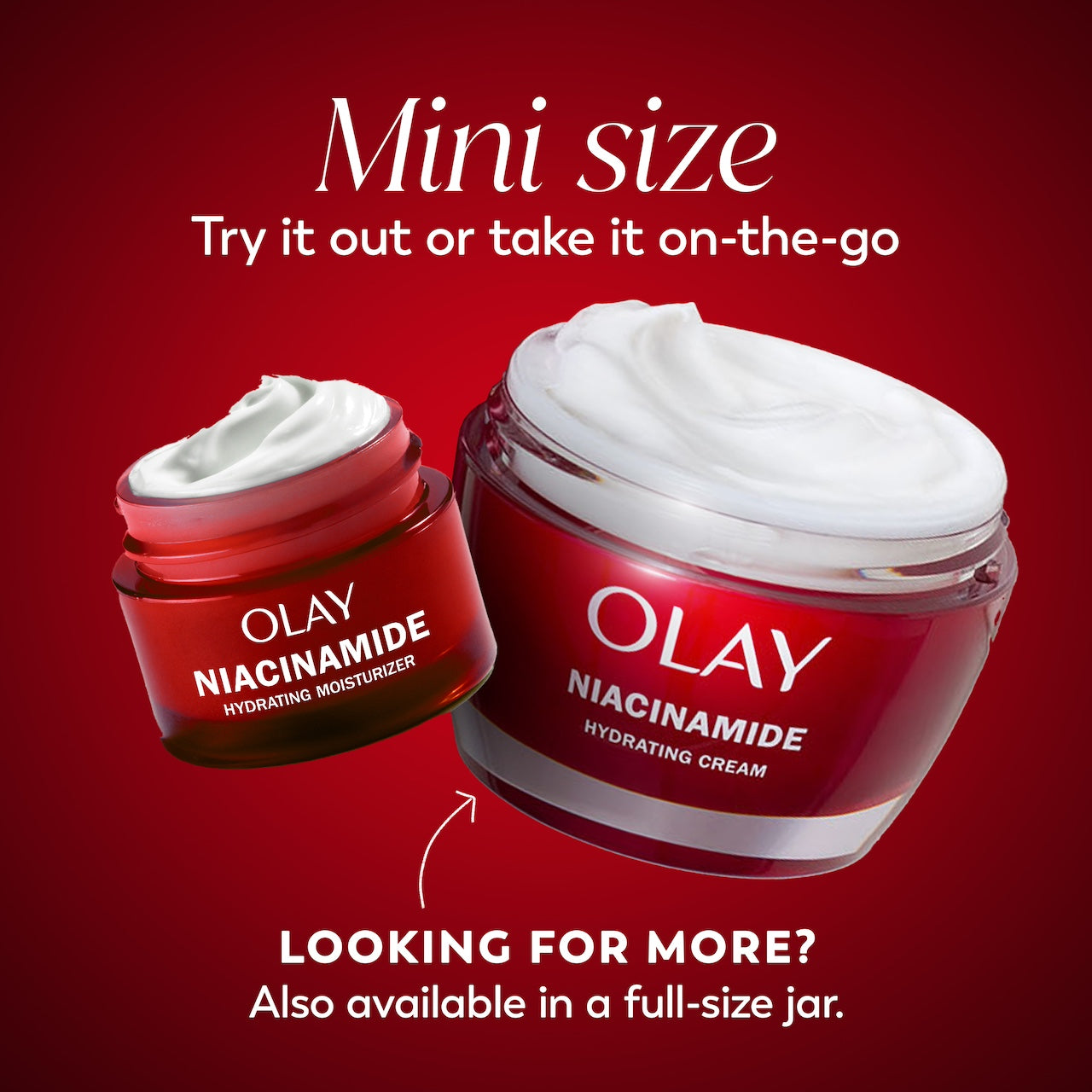 Olay Niacinamide MINI Hydrating · Travel-Friendly Size