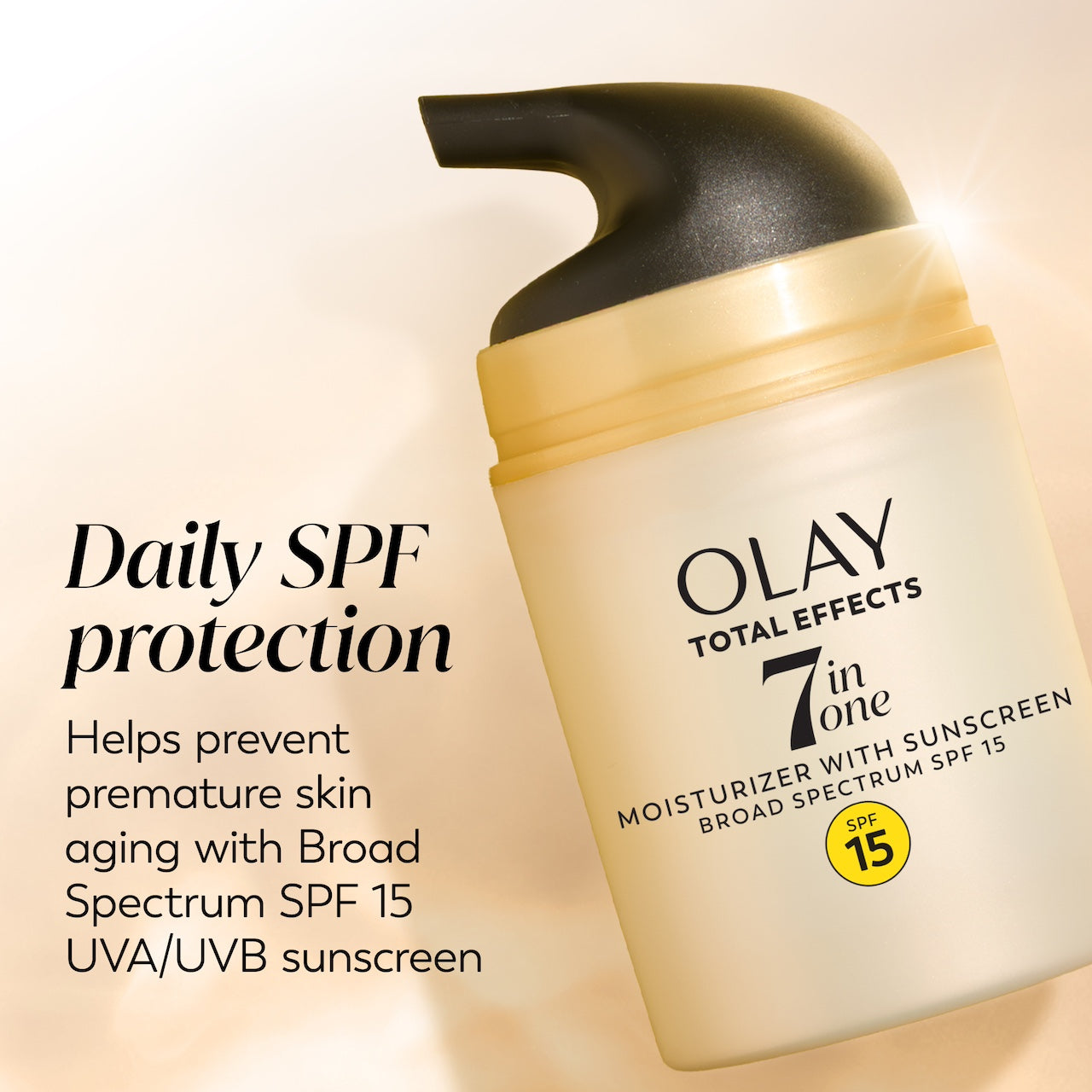 Olay / Total Effects Face Moisturizer · Fragrance-Free · SPF 15