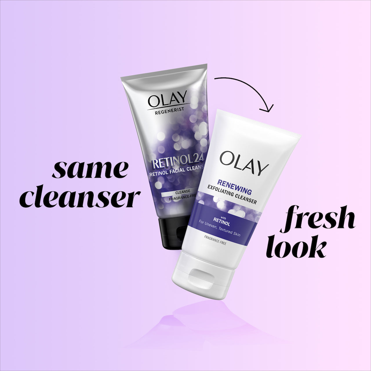 Olay Renewing Exfoliating Cleanser · Daily Cleansing