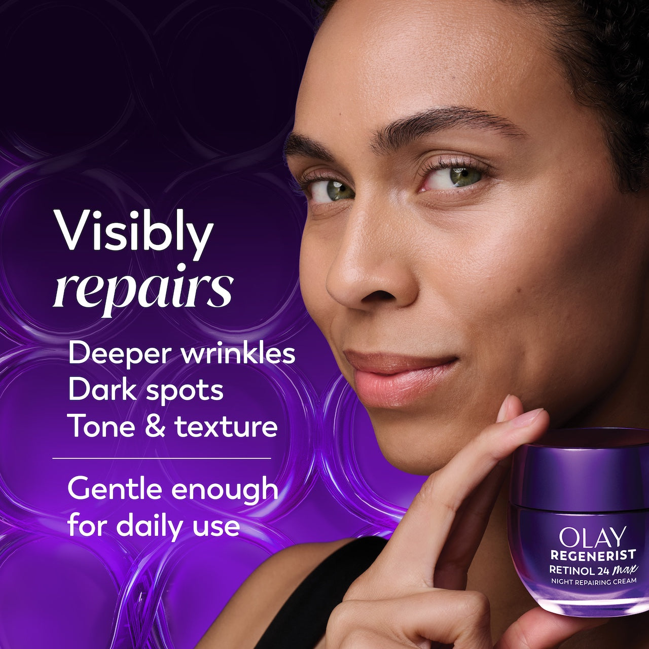 Olay Retinol MAX Night · Overnight Renewal