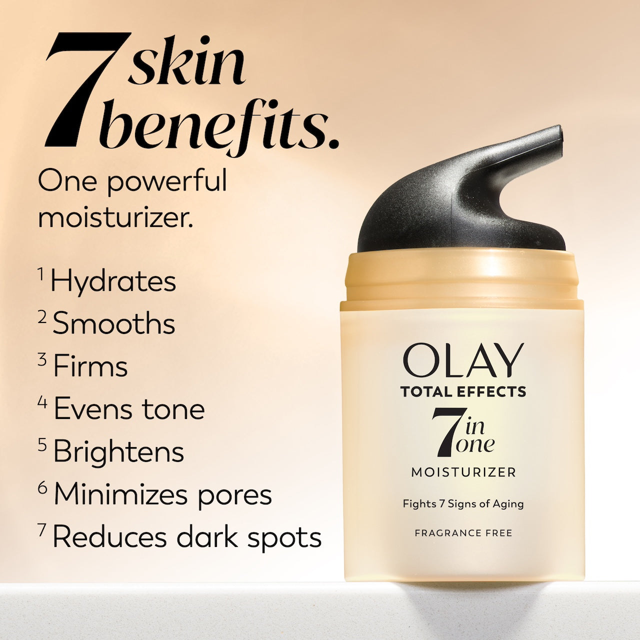 Olay / Total Effects Face Moisturizer · Fragrance-Free Care