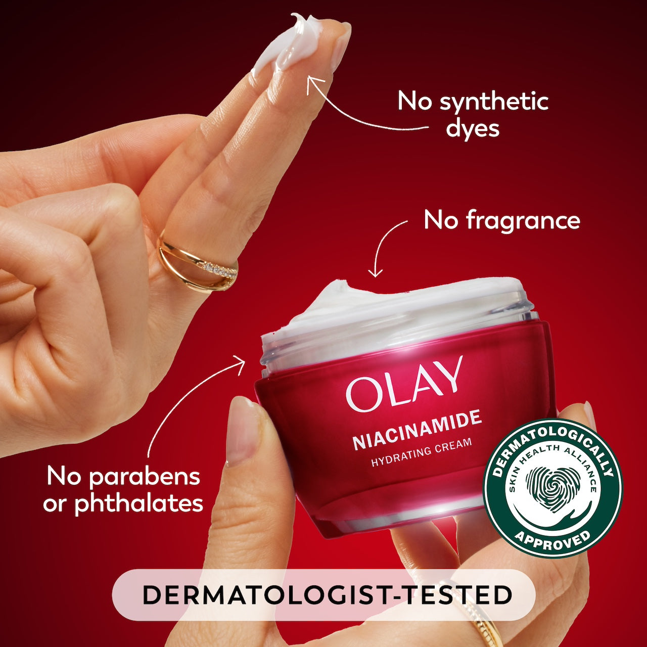 Olay Niacinamide Hydrating Cream · Daily Skin Care