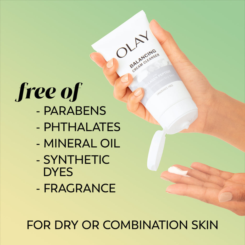 Olay Balancing Cream Cleanser · Fragrance-Free Care