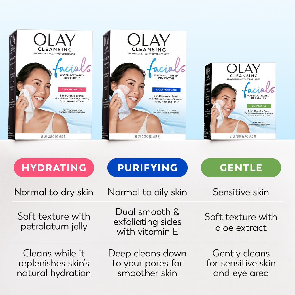 Olay / Daily Facials Cleansing Cloths · 66 Count