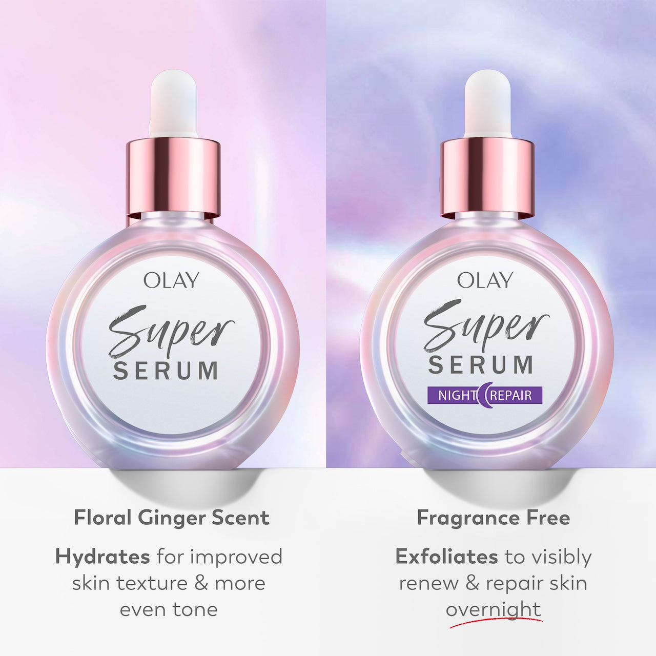 Olay / Super Serum Night Repair · Overnight Renewal