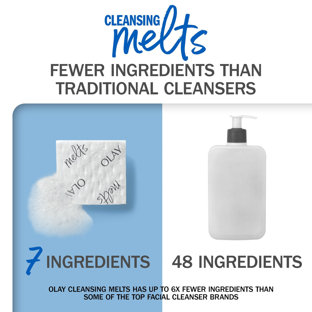 Olay Cleansing Melts Hyaluronic · 32 Count