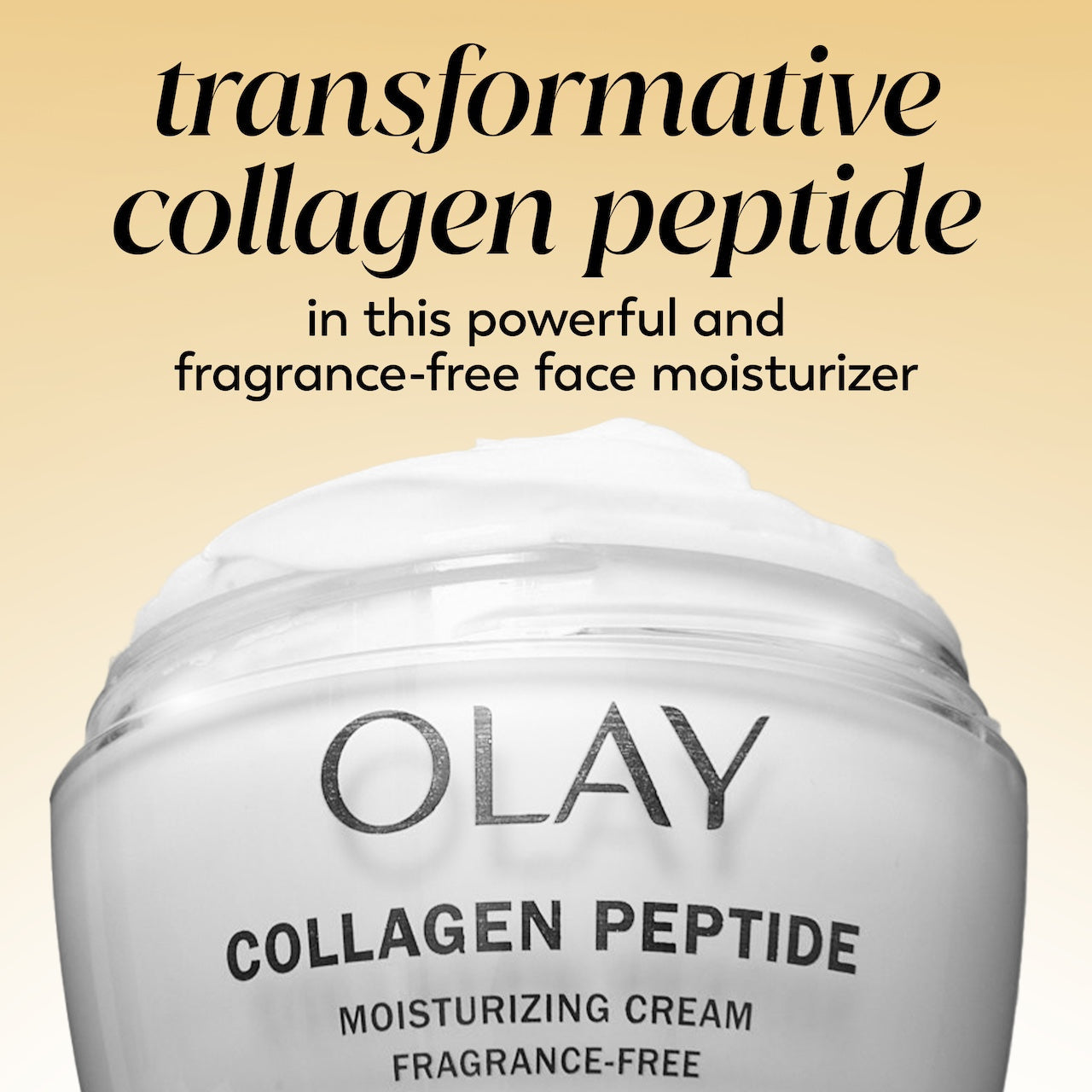 Olay Collagen Peptide Moisturizing · Fragrance-Free Care