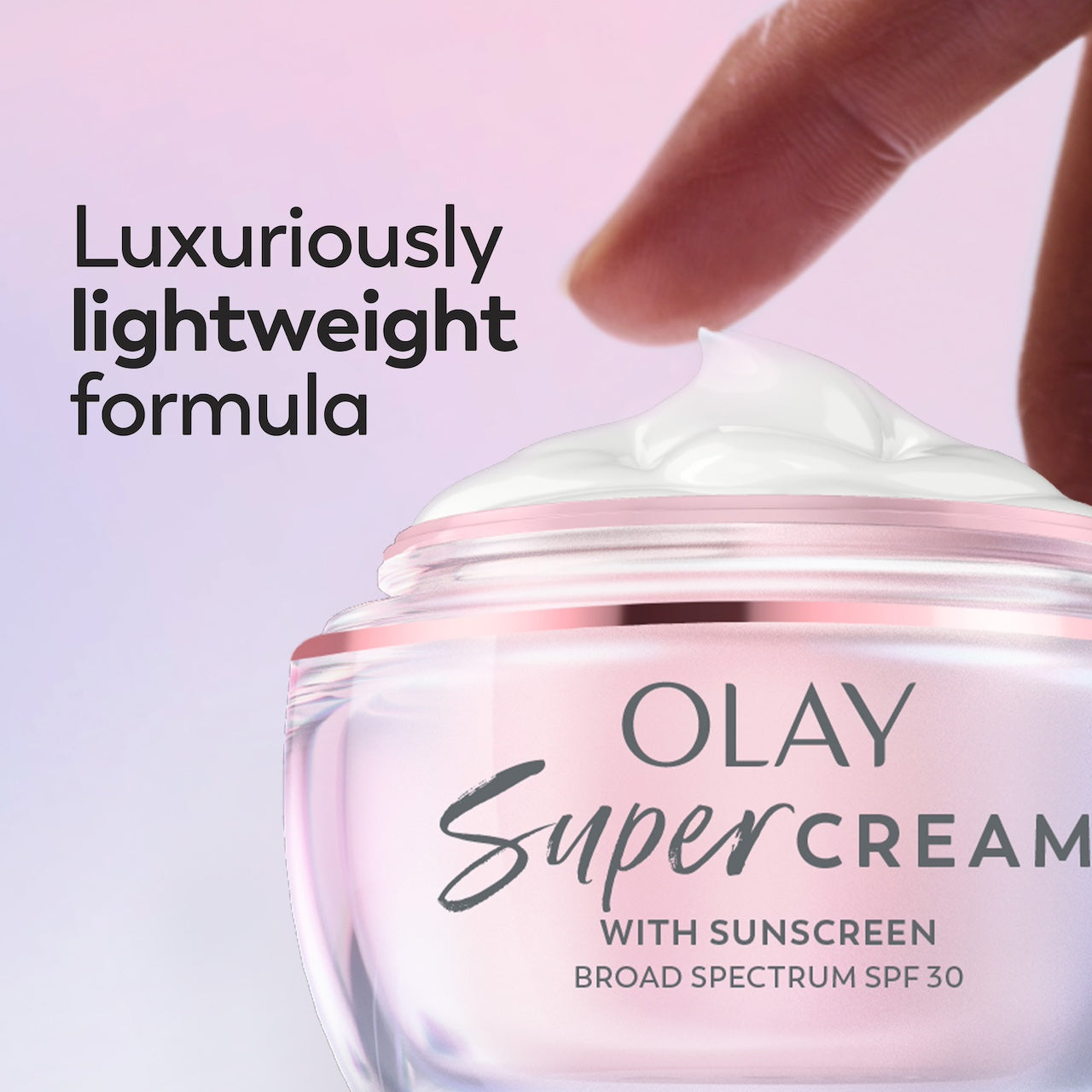 Olay Super Cream Sunscreen · SPF 30 · Ultra Lightweight SPF Face Moisturizer