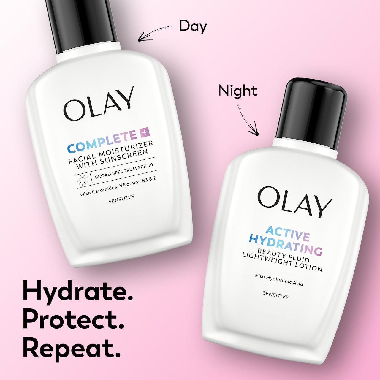 Olay Active Hydrating Beauty · Sensitive Skin Care