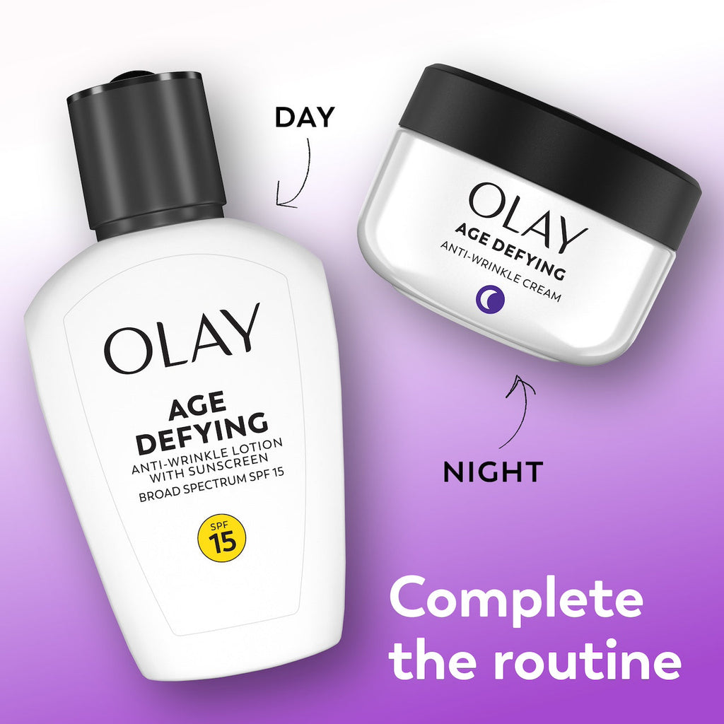 Olay / Age Defying Anti-Wrinkle Night · Overnight Renewal