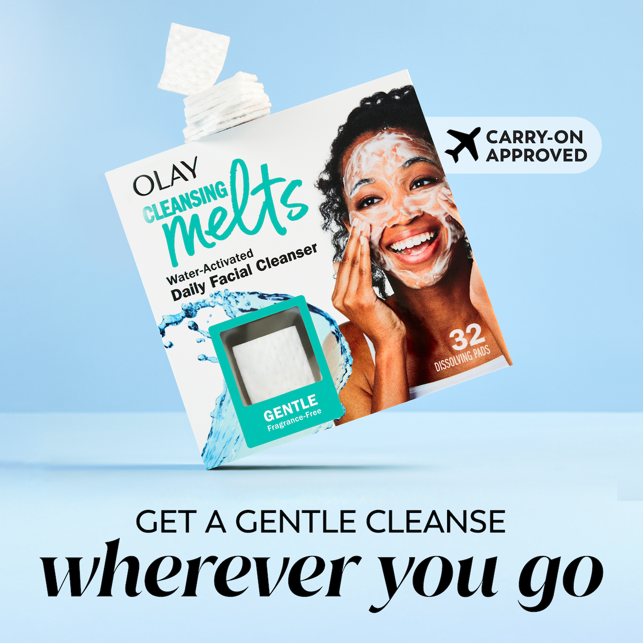 Olay Gentle Cleansing Melts · 32 Count