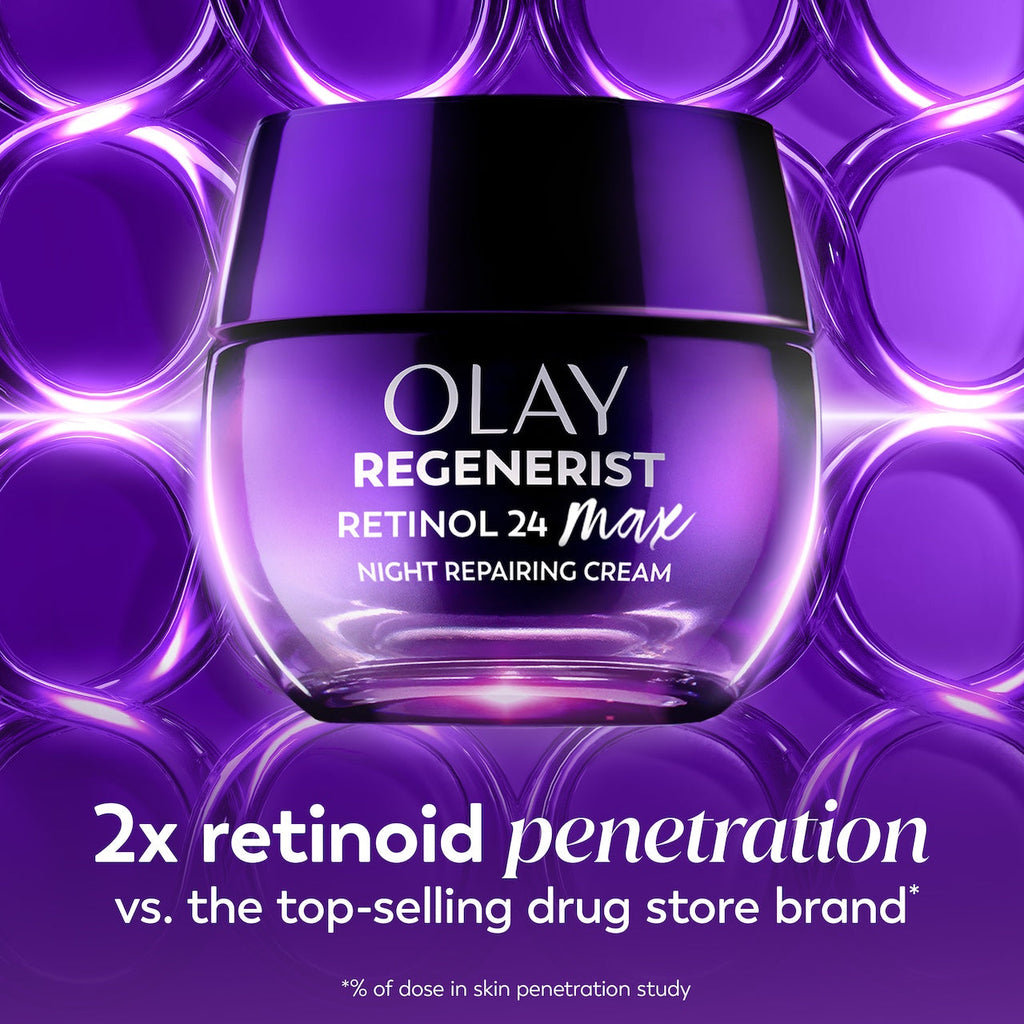 Olay Retinol MAX Night · Overnight Renewal