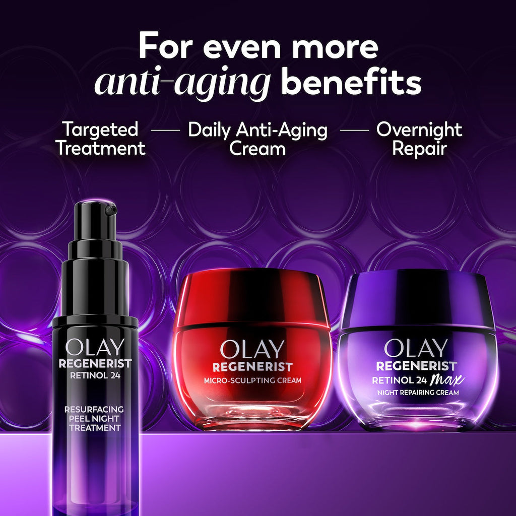 Olay Retinol MAX Night · Overnight Renewal