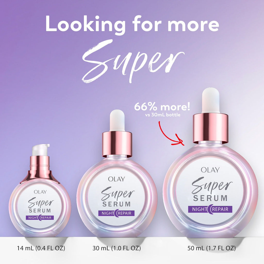 Olay / Super Serum Night Repair · Overnight Renewal
