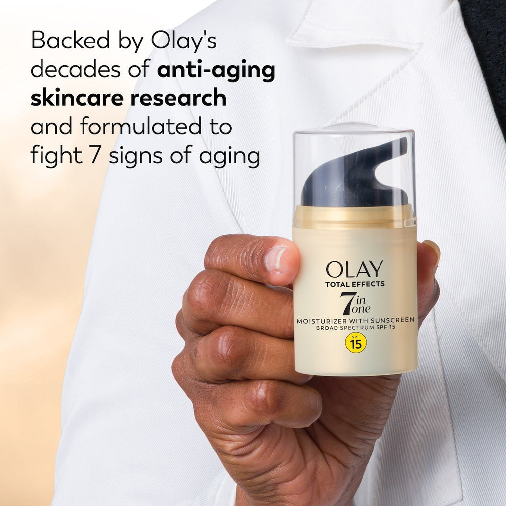 Olay / Total Effects Face Moisturizer · Fragrance-Free · SPF 15