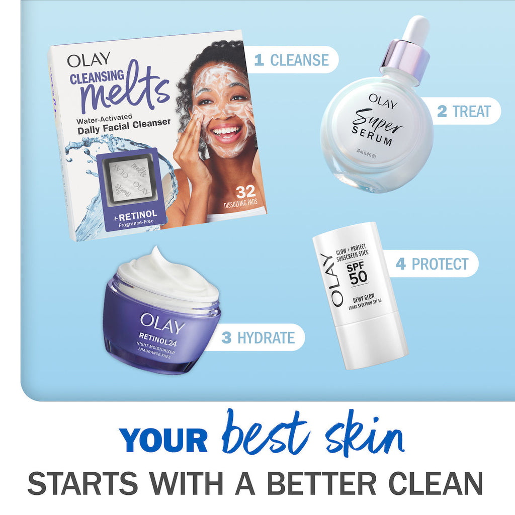 Olay Cleansing Melts Retinol · 32 Count