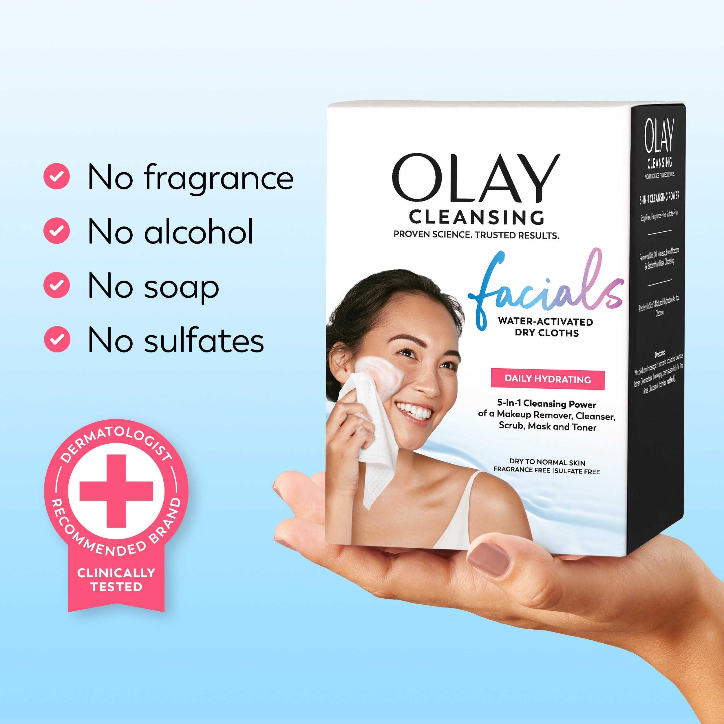 Olay / Daily Facials Cleansing Cloths · 66 Count