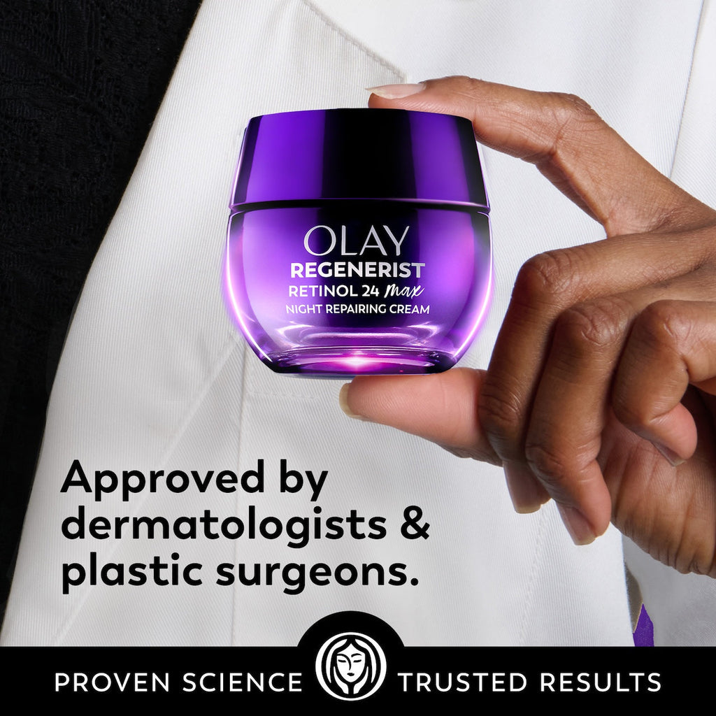 Olay Retinol MAX Night · Overnight Renewal
