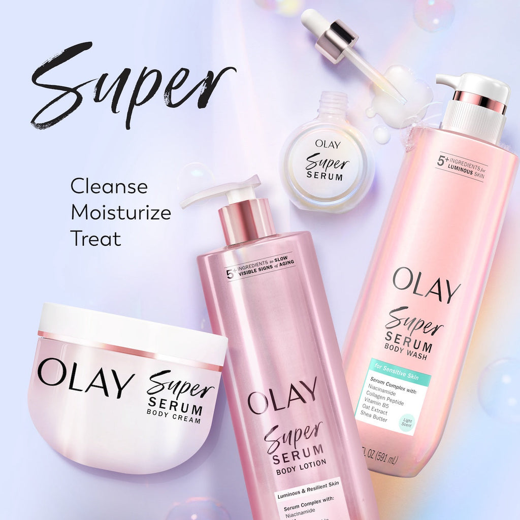 Olay Super Serum Body Wash · Serum Complex · 20oz