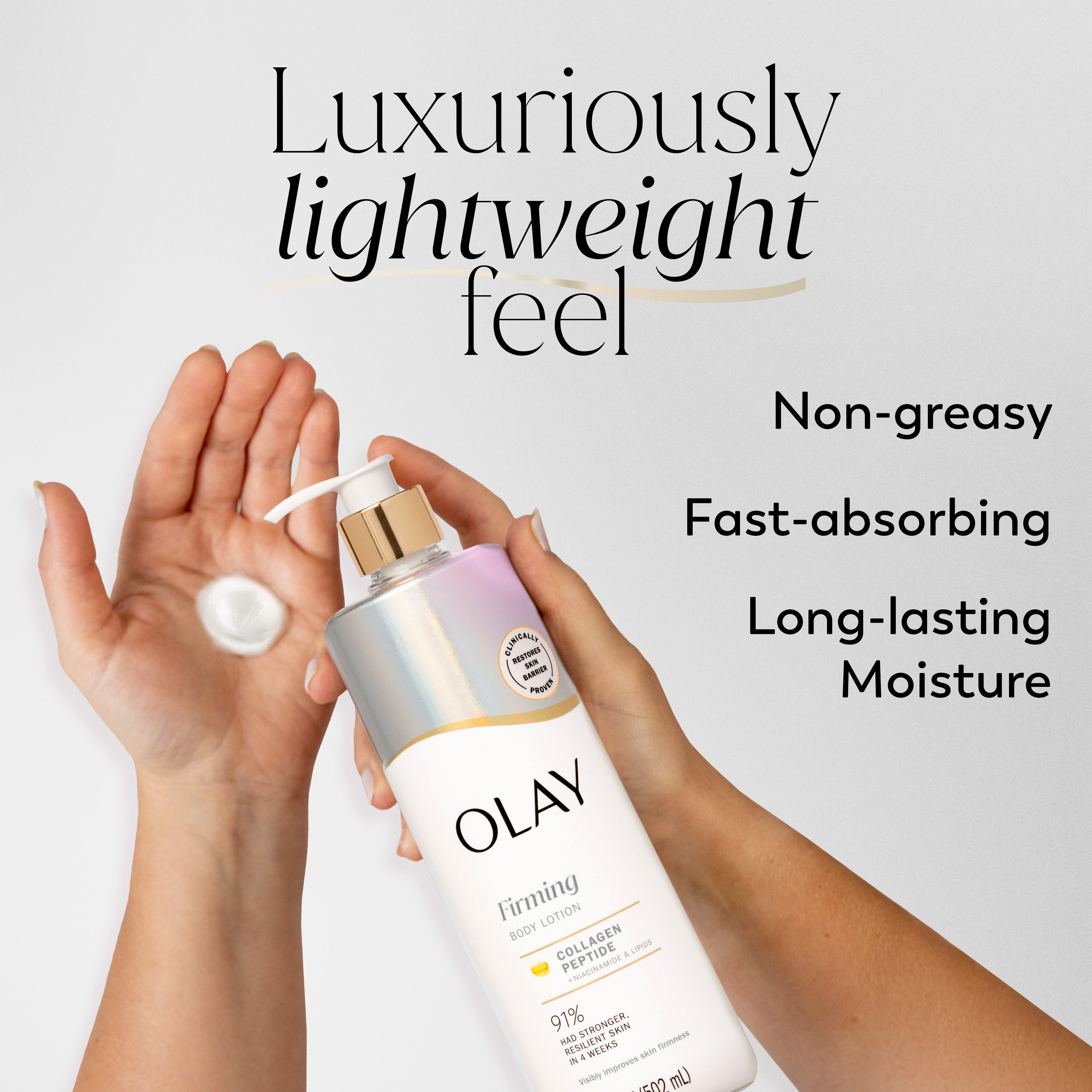 Olay Firming Hydrating Body · Body Care