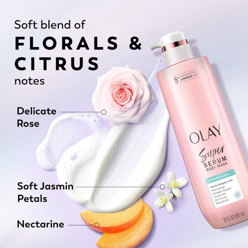 Olay Super Serum Body Wash · Serum Complex · 20oz