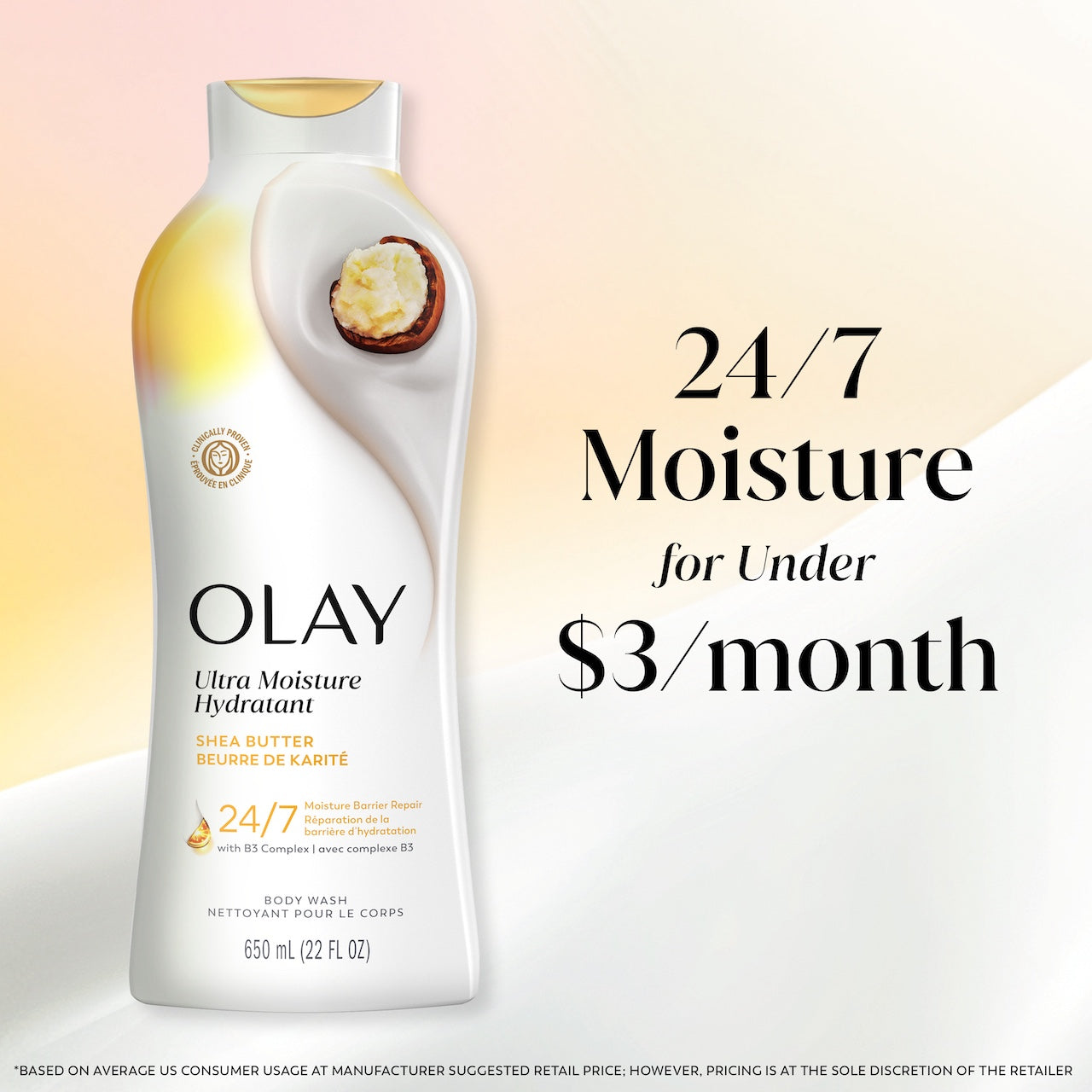Olay / Ultra Moisture Body Wash · Shea Butter