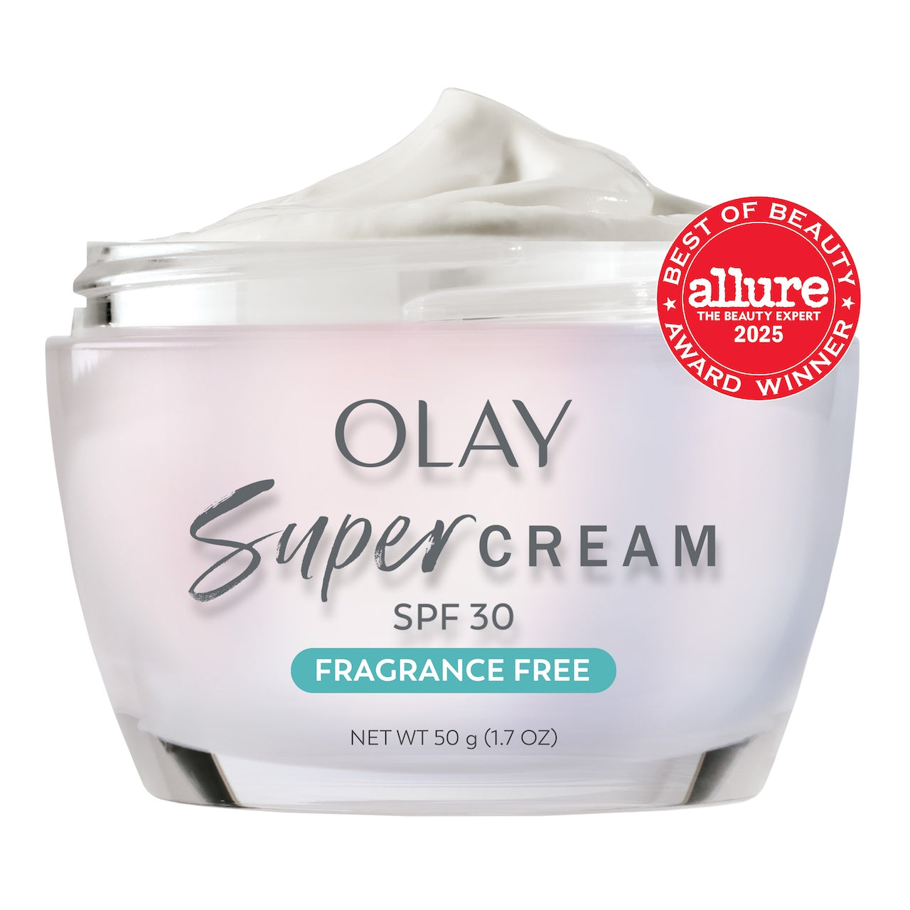 Olay Super Cream Sunscreen · SPF 30 · Fragrance-Free